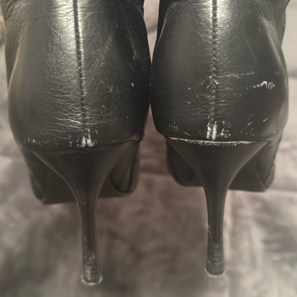 Steve Madden size 8M “Weapon” leather zip up boots - Picture 3 of 9
